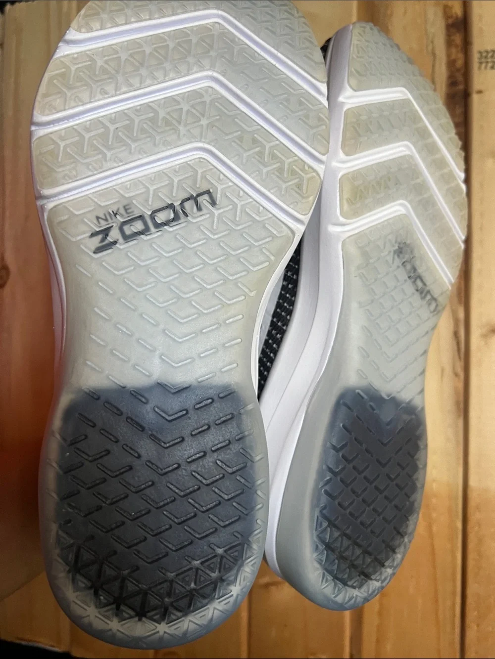 Nike Black & White Knit Training Sneakers